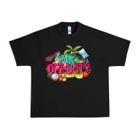 Black Nurse off duty Urban Heavy Tee - NancyCooperArtShop