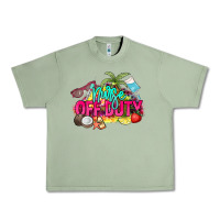 Oil Green Nurse off duty Urban Heavy Tee - NancyCooperArtShop