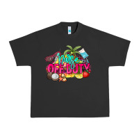 Pigment Black Nurse off duty Urban Heavy Tee - NancyCooperArtShop