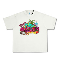 Pistachio Nurse off duty Urban Heavy Tee - NancyCooperArtShop