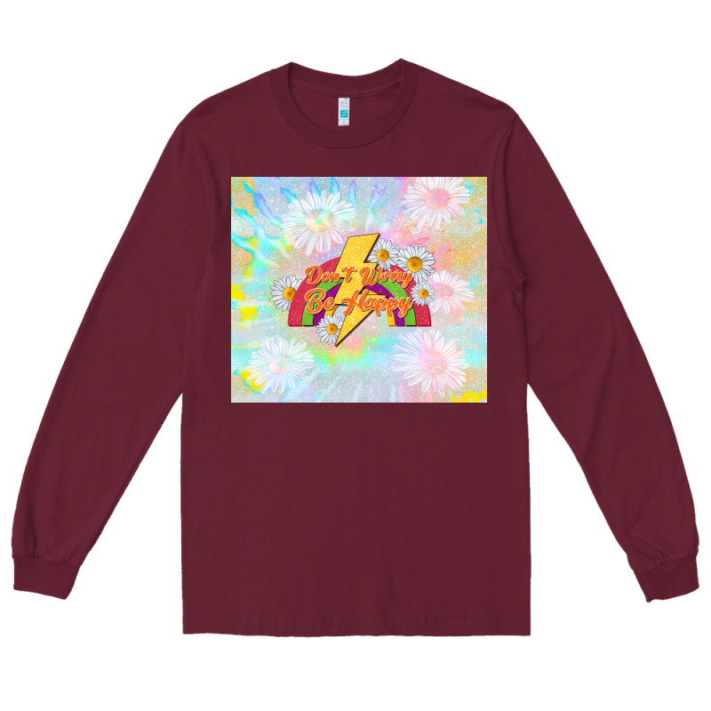 Don't Worry Be Happy Long Sleeve Tee by TumblerDesignByShophia | Teevron