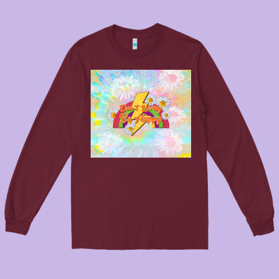 Don't Worry Be Happy Long Sleeve Tee Designed By Tumblerdesignbyshophia