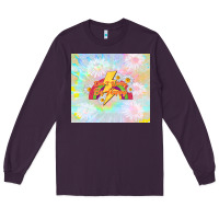 Plum don't worry be happy Long Sleeve Tee - TumblerDesignByShophia