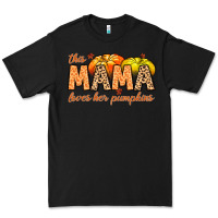 Black this mama loves her pumpkins Premium Tee - MaliasSmallBusiness