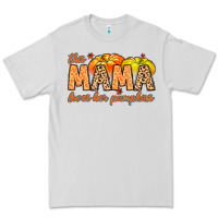 Dove Grey this mama loves her pumpkins Premium Tee - MaliasSmallBusiness