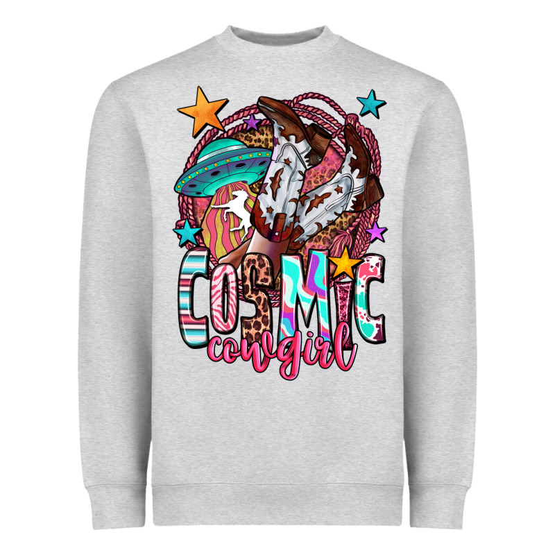 Cosmic Cowgirl Heavyweight Sweatshirt by OliviaCreatesArt | Teevron