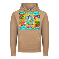 Vintage Coffee summer Vintage Hoodie - NancyCooperArtShop