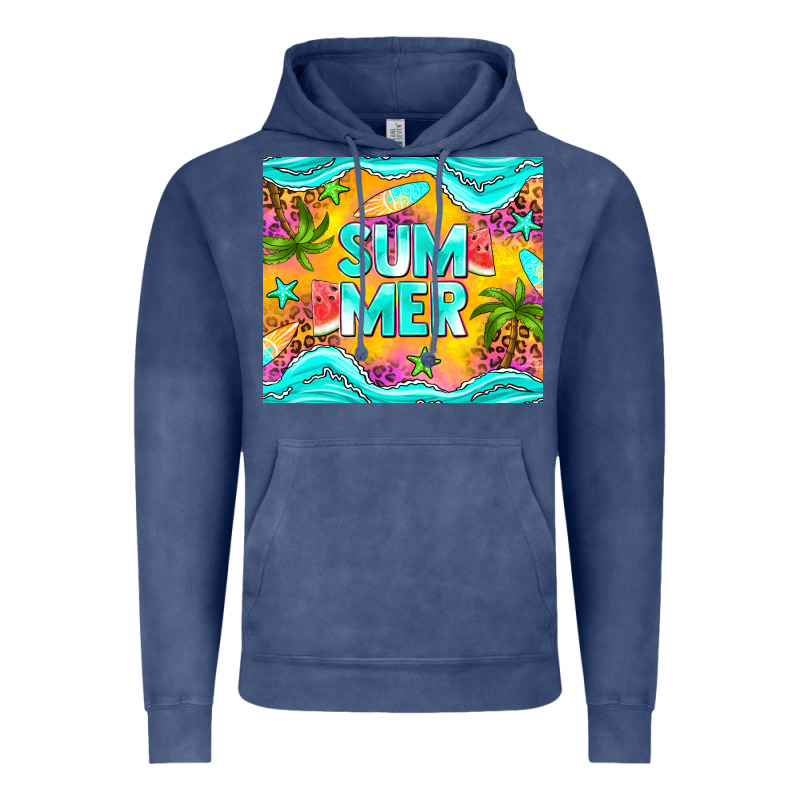 Summer Vintage Hoodie by NancyCooperArtShop | Teevron