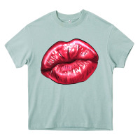 Arona lips mark Heavy Core Tee - NancyCooperArtShop