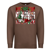 Chestnut merry Christmas Premium Sweatshirt - CowhideDigitalArt