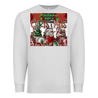 Dove Grey merry Christmas Premium Sweatshirt - CowhideDigitalArt