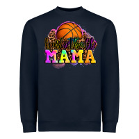 Navy basketball mama Heavyweight Sweatshirt - OliviaCreatesArt