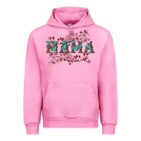 Fuchsia Pink mama with cherry blossoms Urban Hoodie - Artiststas