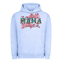 Pigment Grape Ice mama with cherry blossoms Urban Hoodie - Artiststas