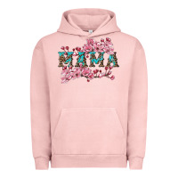 Pigment Salmon mama with cherry blossoms Urban Hoodie - Artiststas