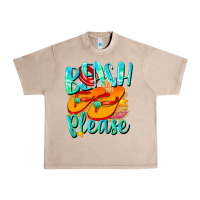 French Oak Beach please Urban Heavy Tee - NancyCooperArtShop