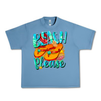Pebble Blue Beach please Urban Heavy Tee - NancyCooperArtShop