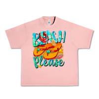 Salmon Beach please Urban Heavy Tee - NancyCooperArtShop