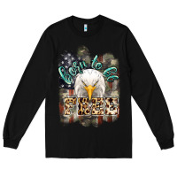 Black Born to be free 4th of july Long Sleeve Tee - HowdyJamesFarm