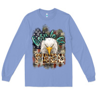 Colony Blue Born to be free 4th of july Long Sleeve Tee - HowdyJamesFarm