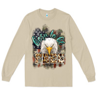Mushroom Born to be free 4th of july Long Sleeve Tee - HowdyJamesFarm