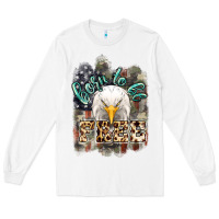 White Born to be free 4th of july Long Sleeve Tee - HowdyJamesFarm