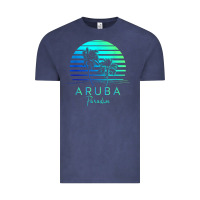 Vintage Denim Vintage Aruba Beach Tropical Vibes Vacation Souvenir Gift Vintage Tee - minhPixels