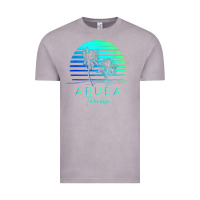 Vintage Aruba Beach Tropical Vibes Vacation Souvenir Gift Vintage Tee | Teevron