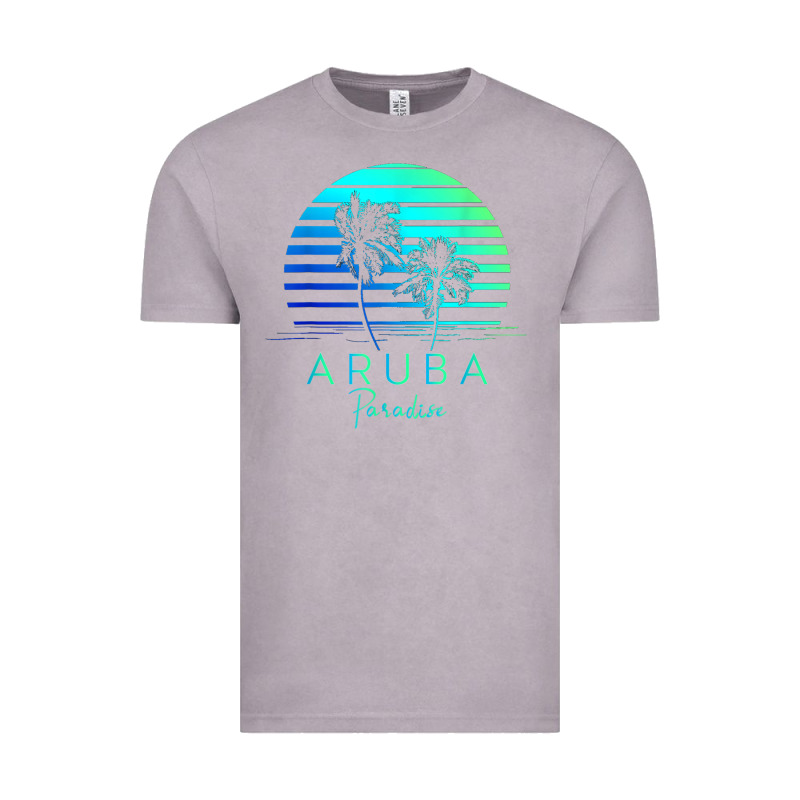 Vintage Aruba Beach Tropical Vibes Vacation Souvenir Gift Vintage Tee by minhPixels | Teevron