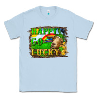 Dusty Blue happy go lucky goat Classic Tee - RanaPortraitStore