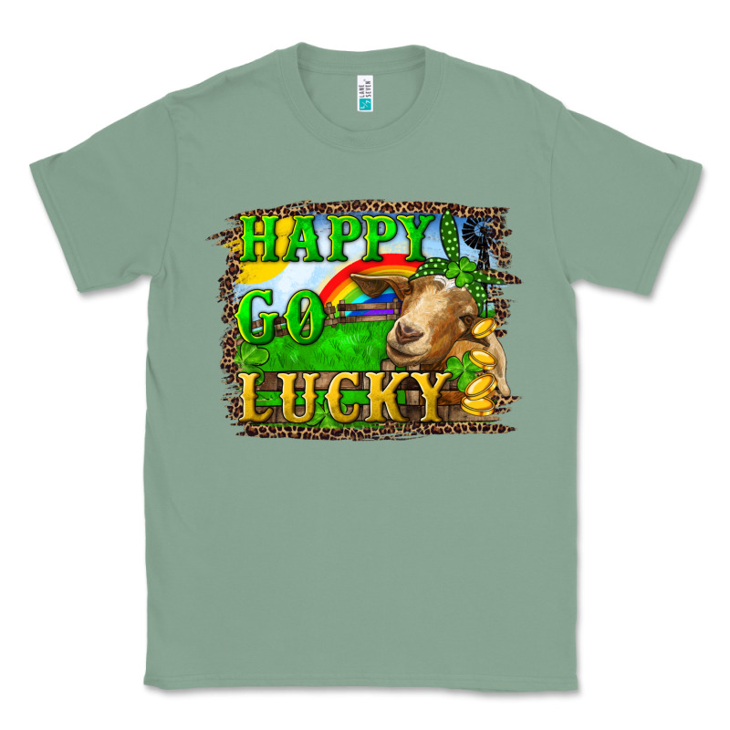 Happy Go Lucky Goat Classic Tee by RanaPortraitStore | Teevron