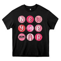 Black new year 2024 Heavy Core Tee - MaliasSmallBusiness