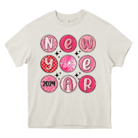 Cream new year 2024 Heavy Core Tee - MaliasSmallBusiness
