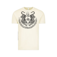Sak Yant Thai Tattoo Twin Tiger Muay Magical Thailand Gifts T Shirt Vintage Tee | Teevron