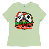 Matcha Gamer Merry Christmas Ladies Tee - NancyCooperArtShop