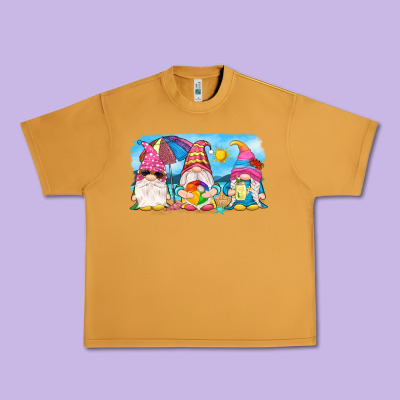 Summer Gnomes Urban Heavy Tee Designed By Nancycooperartshop