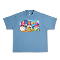 Pebble Blue summer gnomes Urban Heavy Tee - NancyCooperArtShop