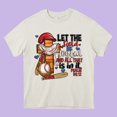 Let The Field Be Joyful And All That Is In It Heavy Core Tee Designed By Jahusdesignshop