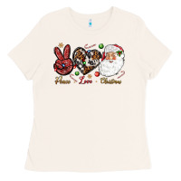 Bone Peace love Christmas Ladies Tee - NancyCooperArtShop