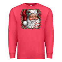 Cardinal merry Christmas santa Premium Sweatshirt - CowhideDigitalArt