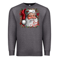 Charcoal Heather merry Christmas santa Premium Sweatshirt - CowhideDigitalArt
