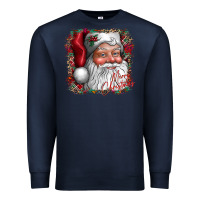 Navy merry Christmas santa Premium Sweatshirt - CowhideDigitalArt