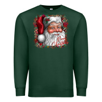 Sports Green merry Christmas santa Premium Sweatshirt - CowhideDigitalArt
