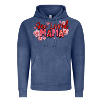 Vintage Denim one loved mama valentine's day Vintage Hoodie - texasbilliewilder