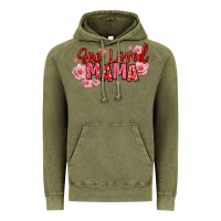 Vintage Olive one loved mama valentine's day Vintage Hoodie - texasbilliewilder