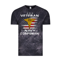Veteran Navy Corpsman Patriotic 4th Of July Gifts Vintage Tee | Teevron