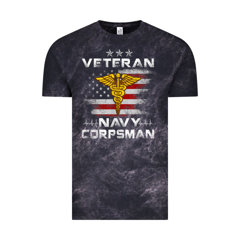 Veteran Navy Corpsman Patriotic 4th Of July Gifts Vintage Tee by minhPixels | Teevron
