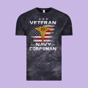 Veteran Navy Corpsman Patriotic 4th Of July Gifts Vintage Tee Designed By Minhpixels
