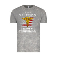 Cloud Rock Veteran Navy Corpsman Patriotic 4th of July Gifts Vintage Tee - minhPixels