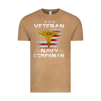 Vintage Camel Veteran Navy Corpsman Patriotic 4th of July Gifts Vintage Tee - minhPixels